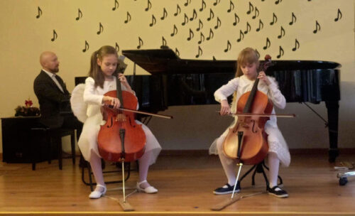 Koncert uczniów klasy wiolonczeli
