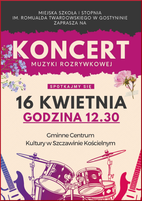 Read more about the article Zapraszamy na koncert do Szczawina Kościelnego!